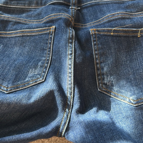 Anthropologie Pilcro High Rise Denim Leggings Casual Women’s 28 Classic - Picture 11 of 11